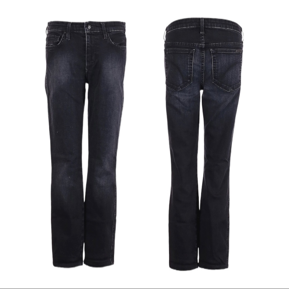 Joe’s Jeans Shyla Flawless Mid Rise Faded Black Skinny Jeans Size 26